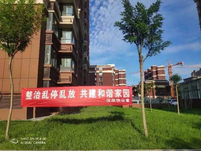 汶上街道强力开展物业服务领域车辆乱停乱放
